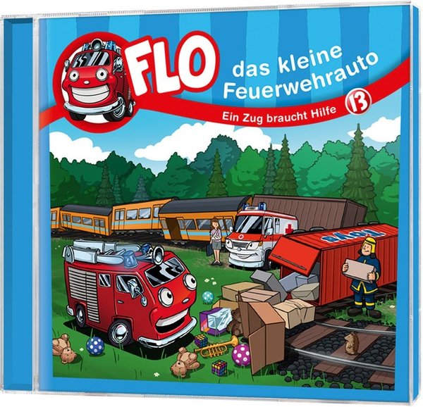 Flo - das kleine Feuerwehrauto: Ein Zug braucht Hilfe (13)
