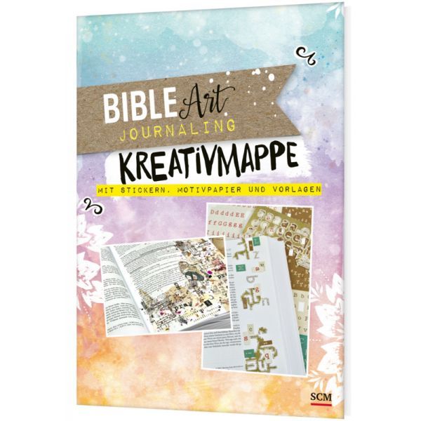 Bible Art Journaling. Kreativmappe mit Stickern, Motivpapier und Vorlagen